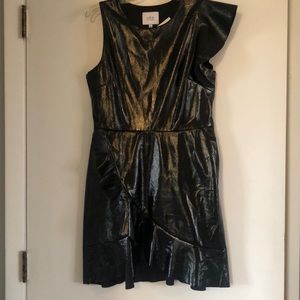 J.O.A boutique style pleather mini dress